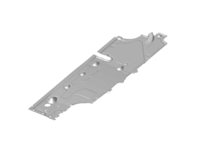 Underbody trim, centre left. Porsche 971.2 Panamera LWB - 971825521A, 971825521D, 971825521G, 971825521K